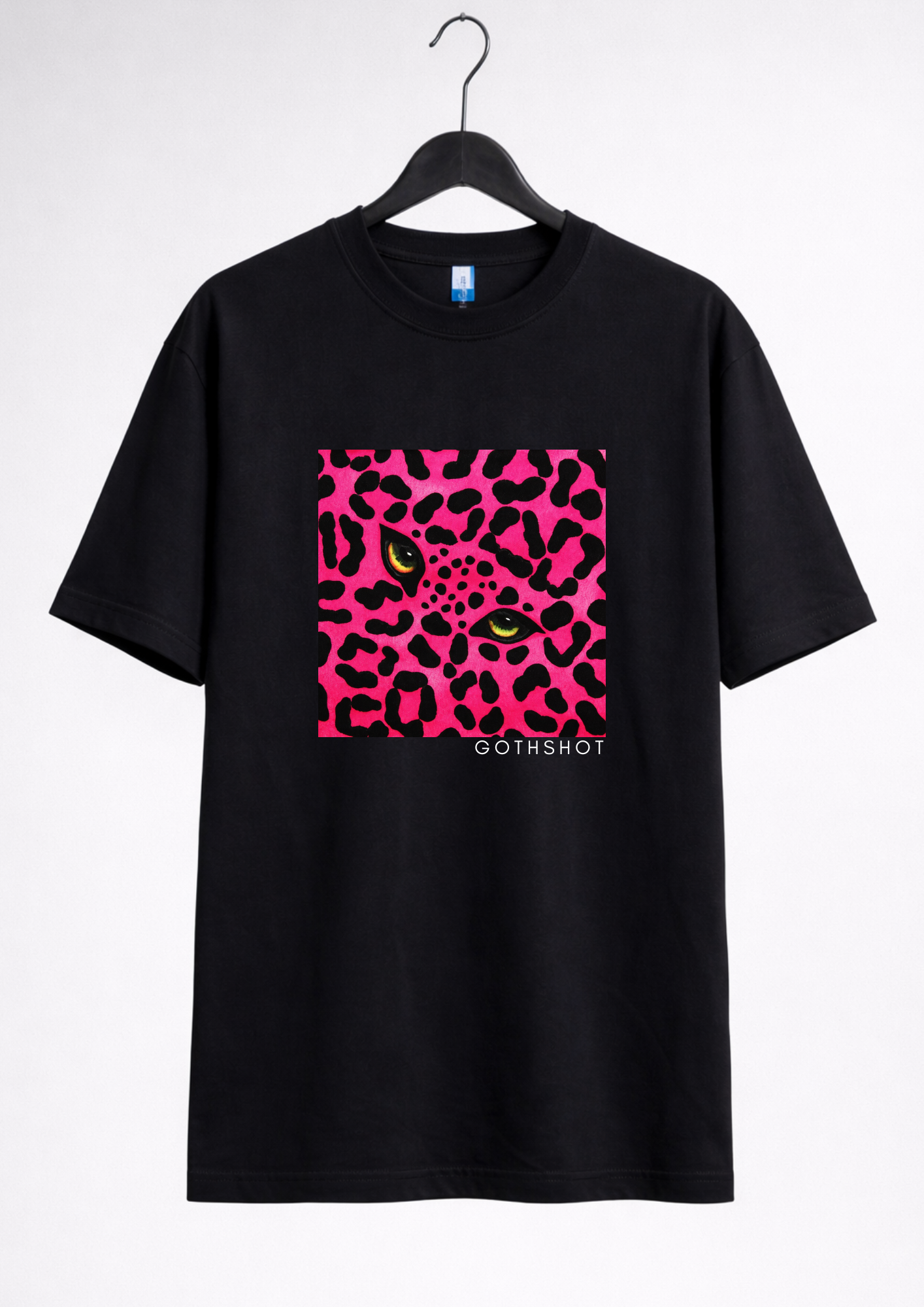 Feral Gaze Gothic Black T-Shirt